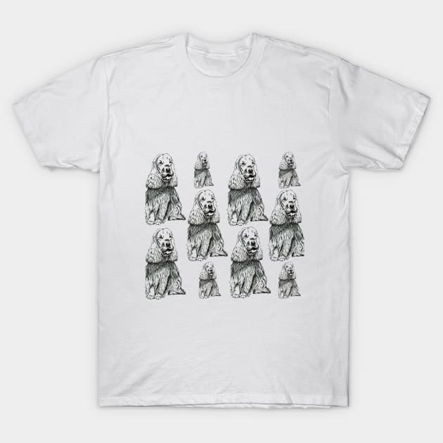 English Cocker Spaniel T-Shirt by BeritValk